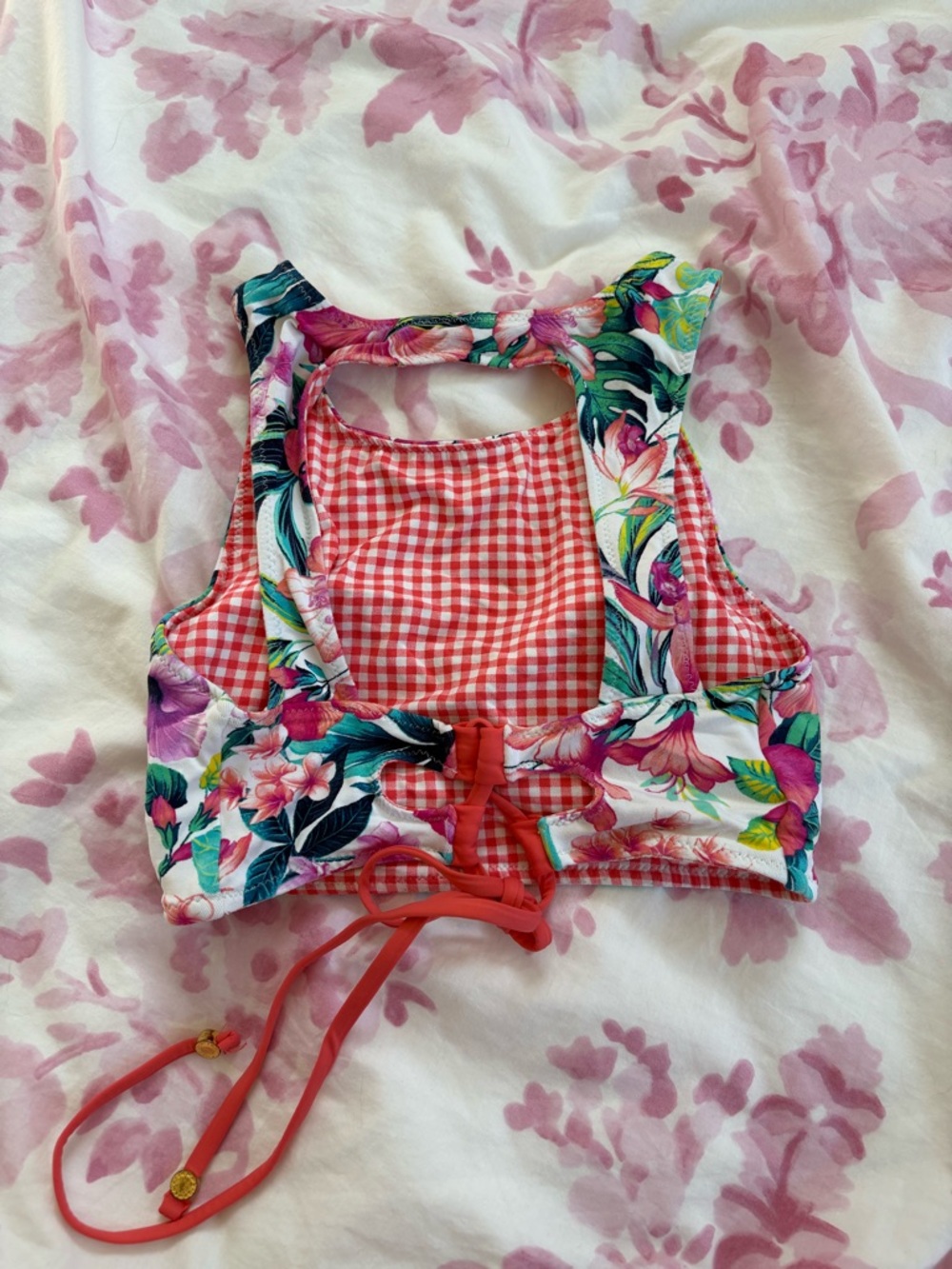 Tommy Bahama reversible patterned high neck bikini - Picture 7 of 9